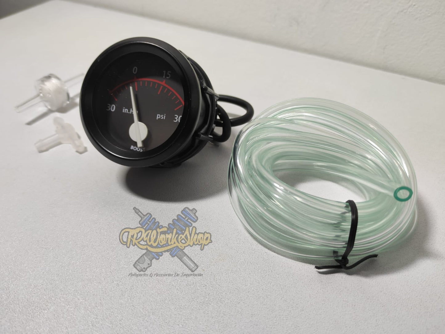 Medidor Presión de Turbo Boost 52mm 30 PSI con Sensor | Iluminación LED | TRWS