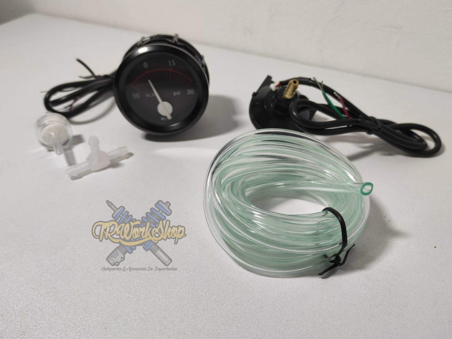 Medidor Presión de Turbo Boost 52mm 30 PSI con Sensor | Iluminación LED | TRWS