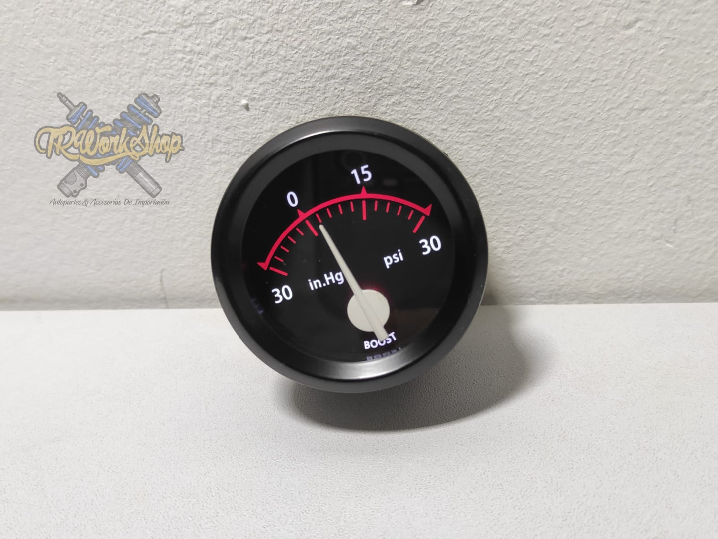 Medidor Presión de Turbo Boost 52mm 30 PSI con Sensor | Iluminación LED | TRWS