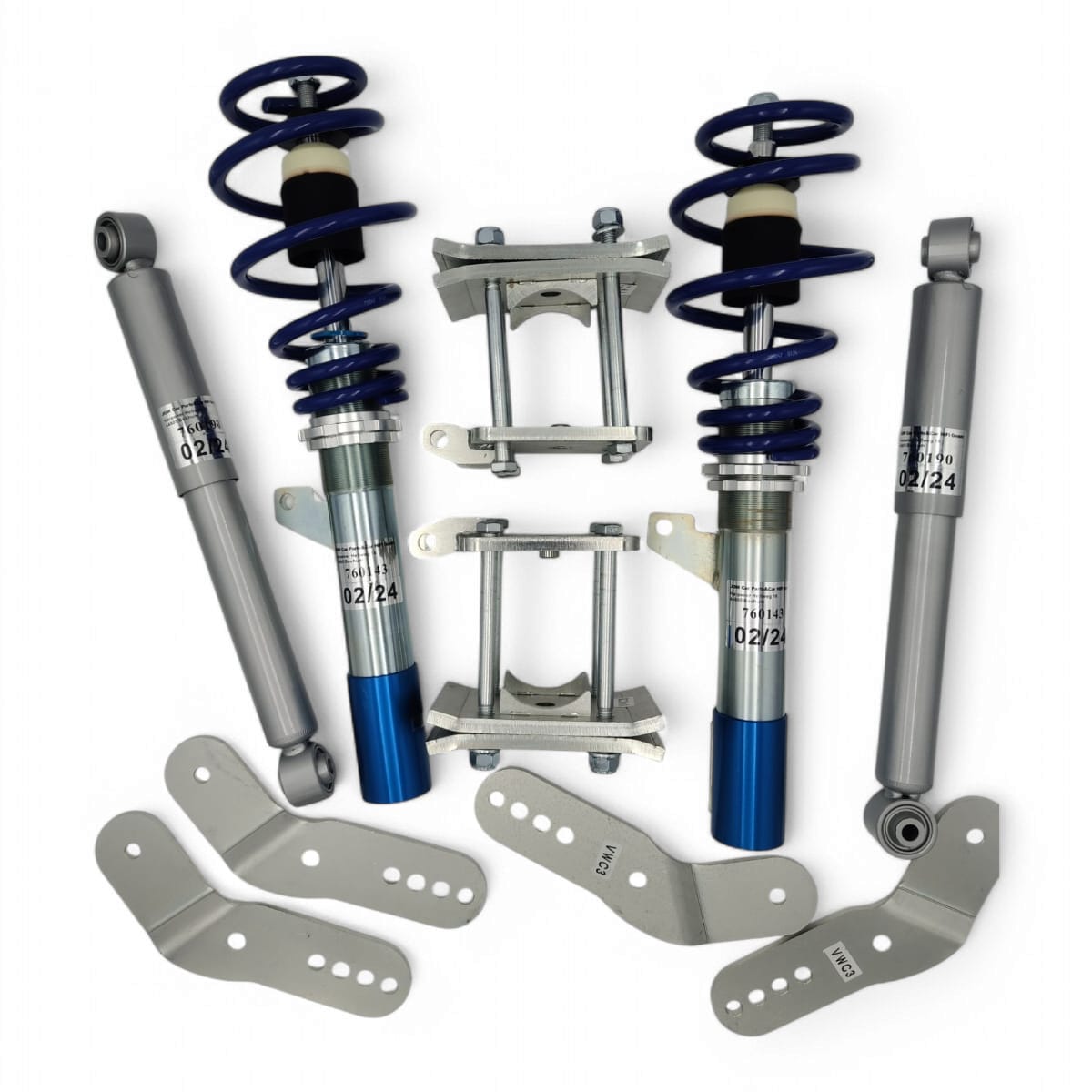Full Coilovers VW Caddy Pasajeros / Trabajo Standard | Altura Ajustable 20-65mm | JOM Alemania