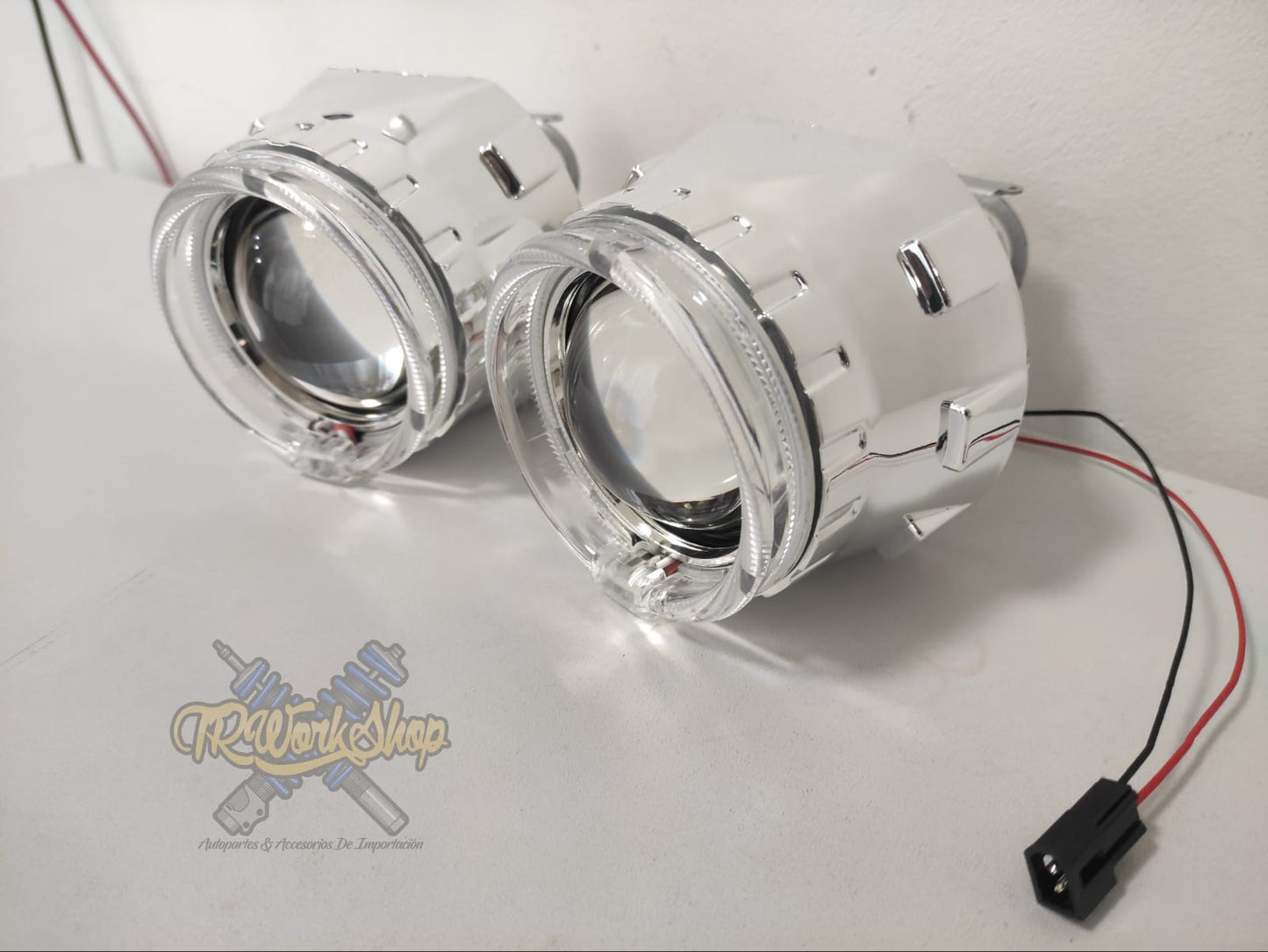 Proyectores Ojo de Ángel para Faro H4 y H7 Lupas Retrofit