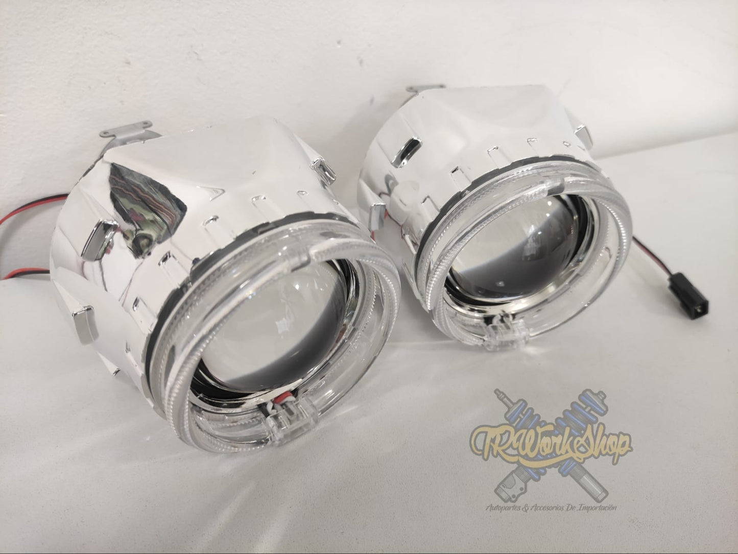 Proyectores Ojo de Ángel para Faro H4 y H7 Lupas Retrofit