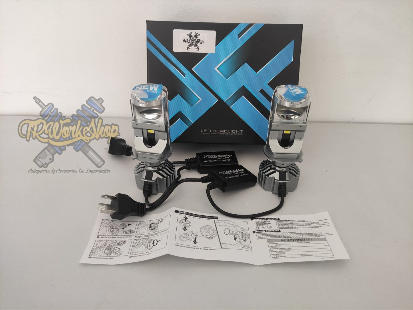H4 LED Mini Proyector 11,000 Lumens 6000K | Alta Calidad CSP