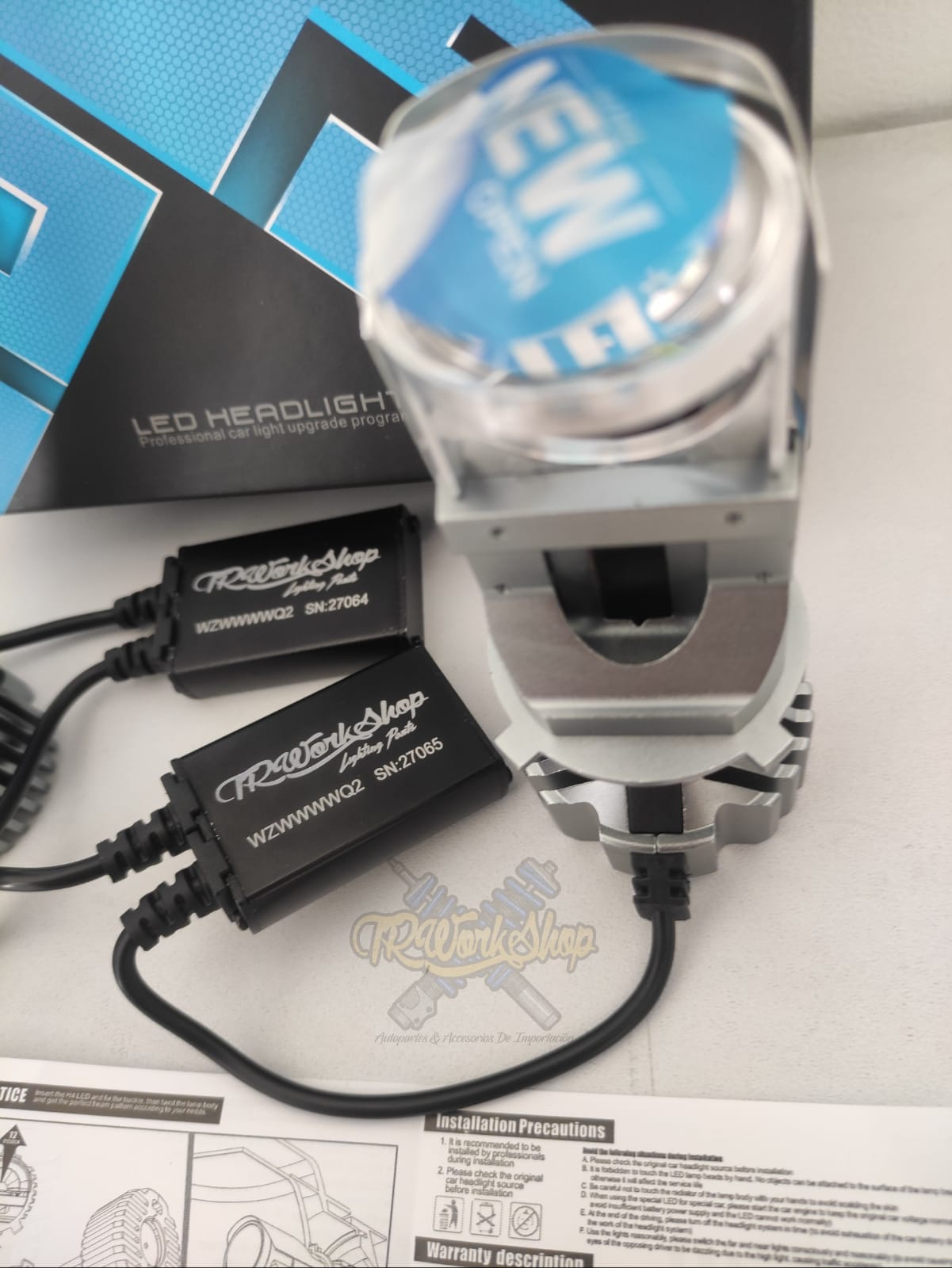 H4 LED Mini Proyector 11,000 Lumens 6000K | Alta Calidad CSP