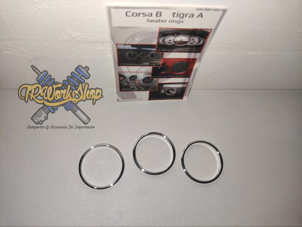 Aros Embellecedores Control de Clima | Chevy C1 1994-2003 | Aluminio Premium