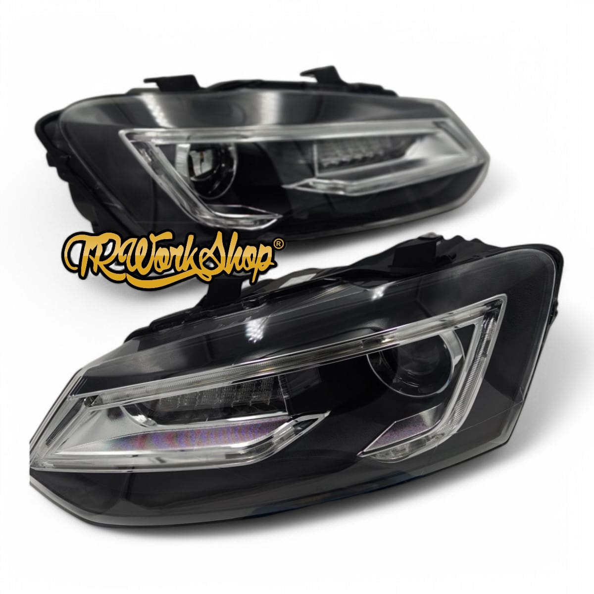 Faros VW Polo Vento 2013-2022 DLR Secuencial Vland Import