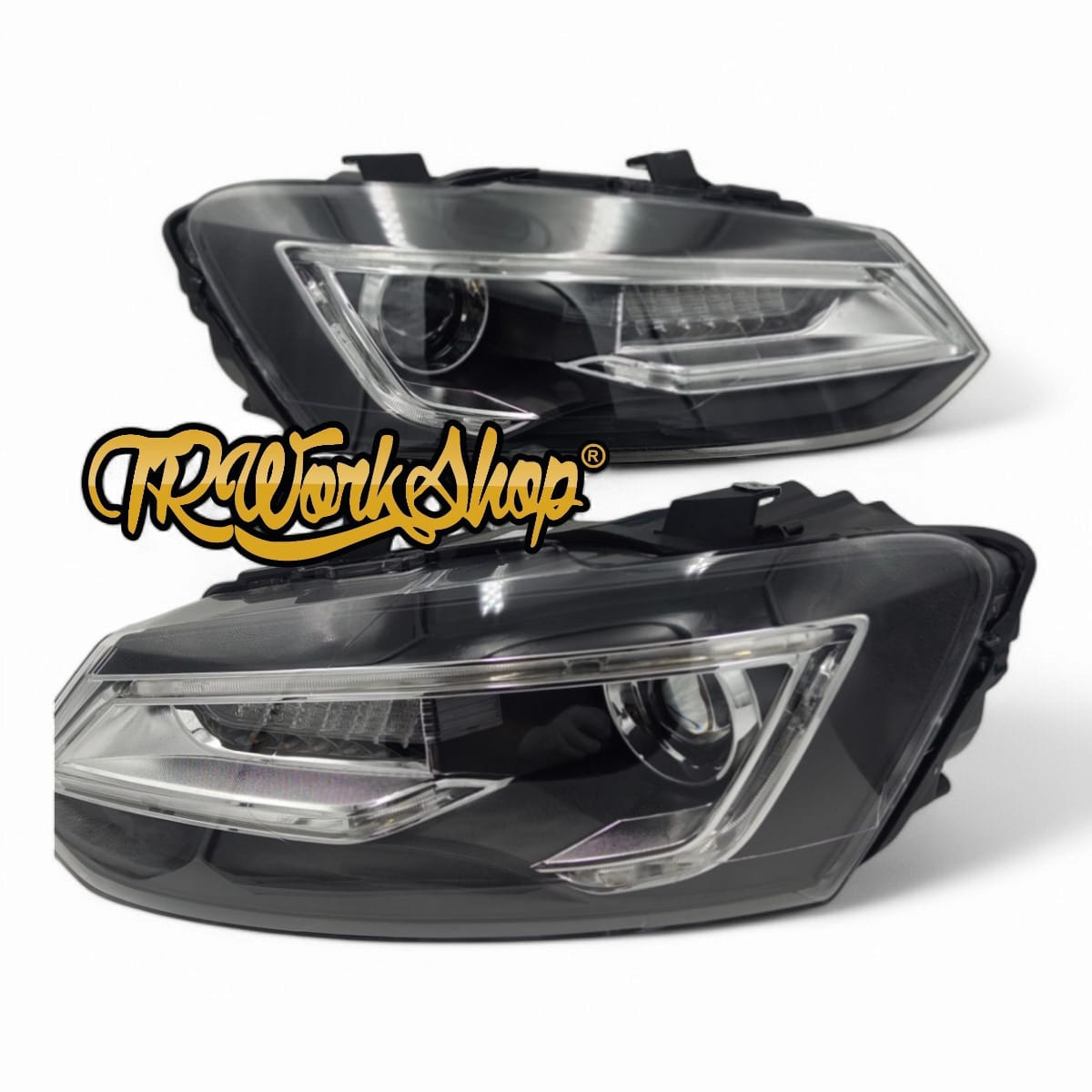 Faros VW Polo Vento 2013-2022 DLR Secuencial Vland Import