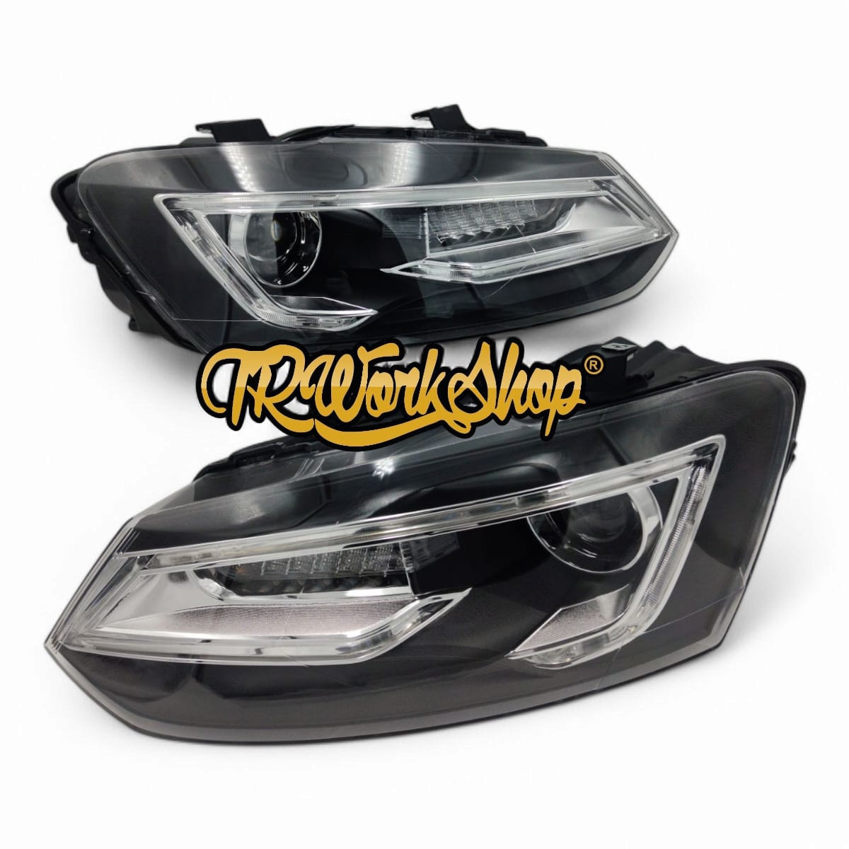 Faros VW Polo Vento 2013-2022 DLR Secuencial Vland Import
