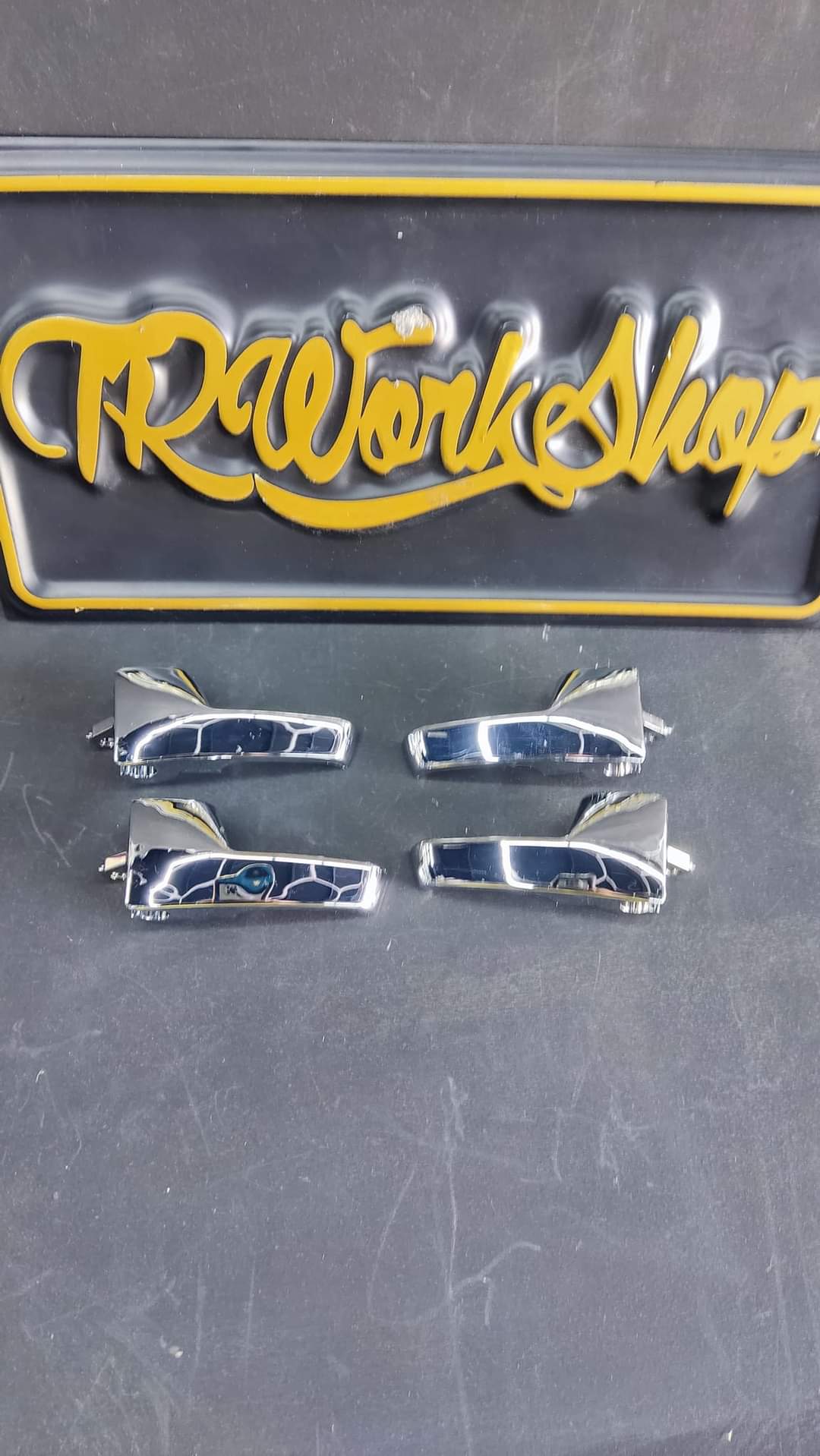 Manija Puerta Interior Cromo | Golf y Jetta Mk2 | Set 4 Piezas