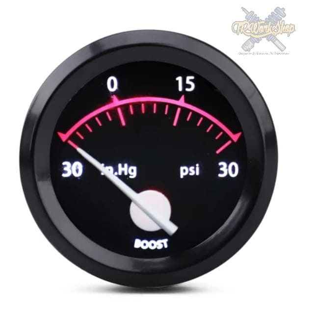 Medidor Presión de Turbo Boost 52mm 30 PSI con Sensor | Iluminación LED | TRWS