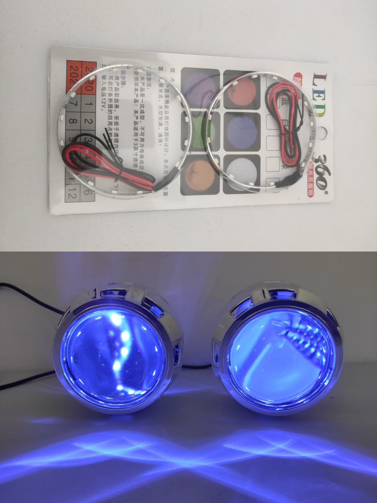 Aros LED 360° Ojo de Demonio | Para Retrofit Proyectores Lupas