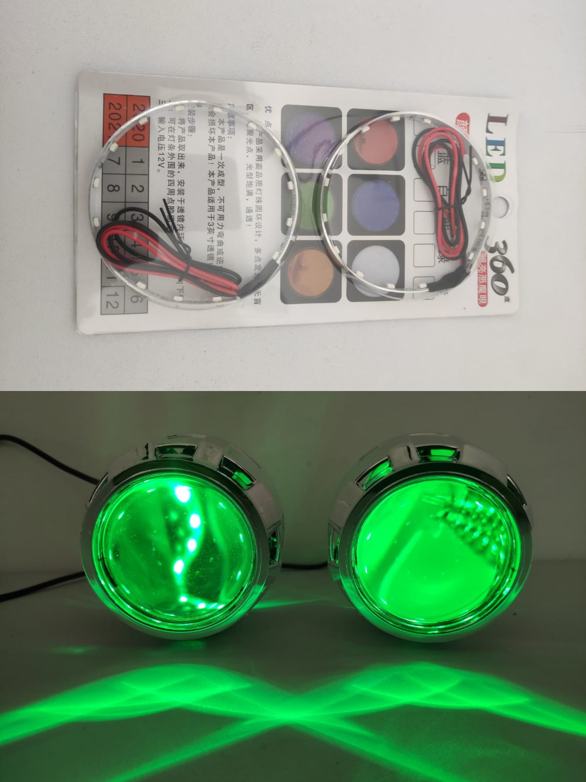 Aros LED 360° Ojo de Demonio | Para Retrofit Proyectores Lupas