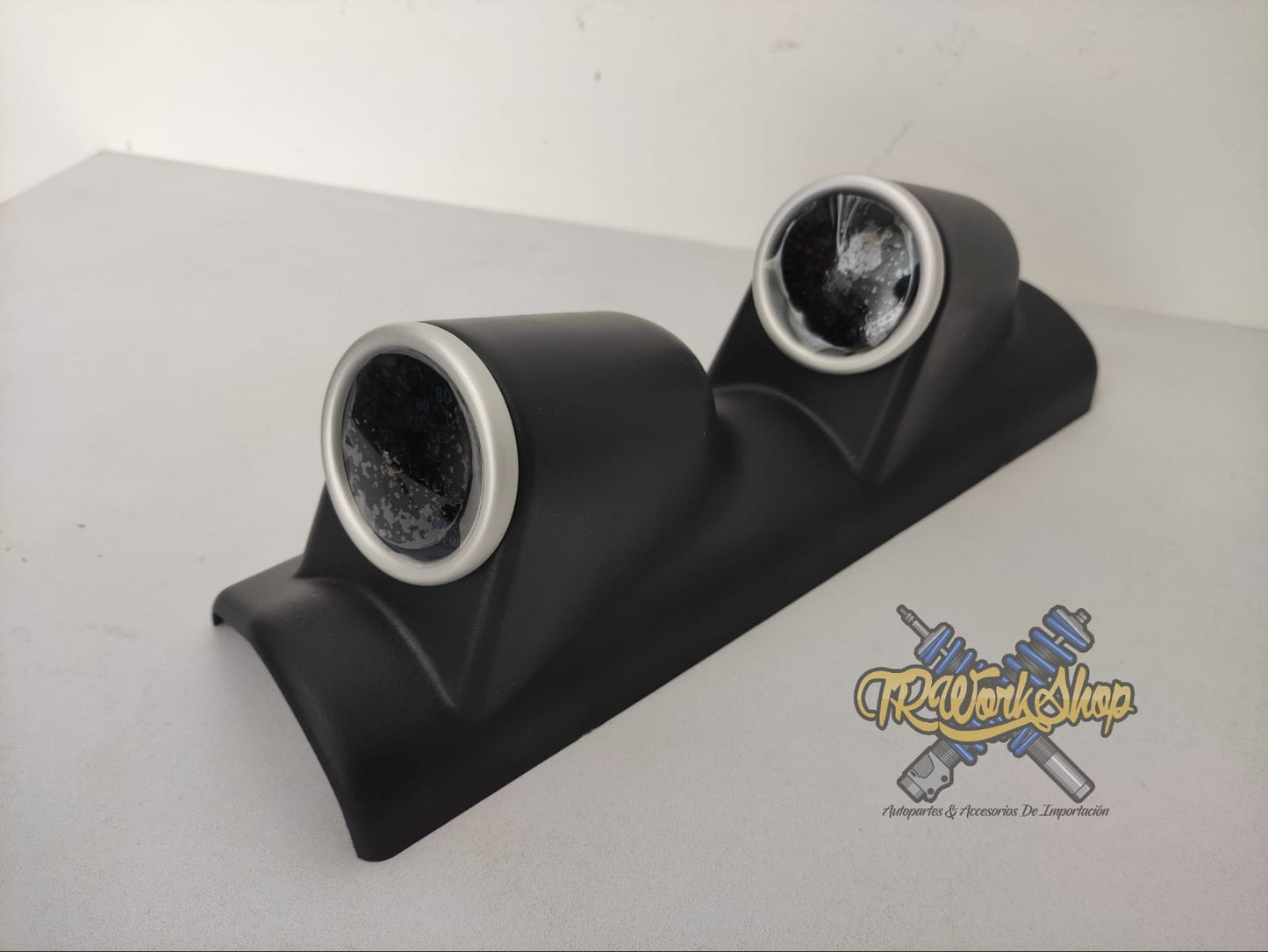 Base para 2 Medidores 52mm | Para Poste A-Pilar | Universal | JOM Alemania