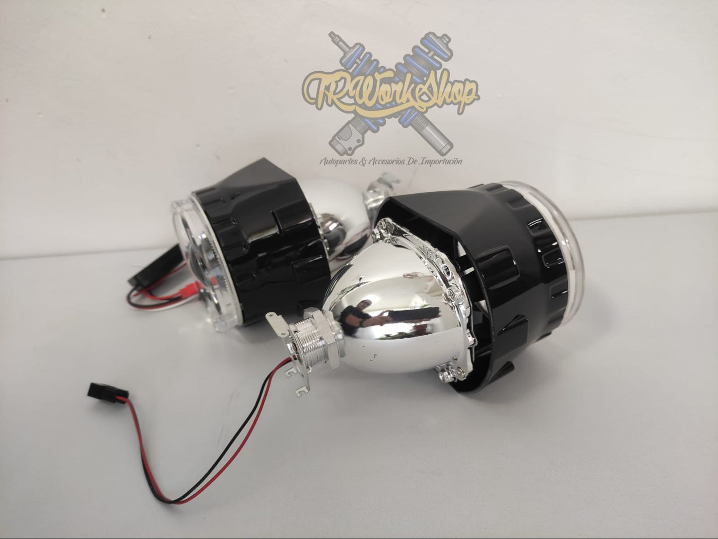 Proyectores Ojo de Ángel para Faro H4 y H7 Lupas Retrofit
