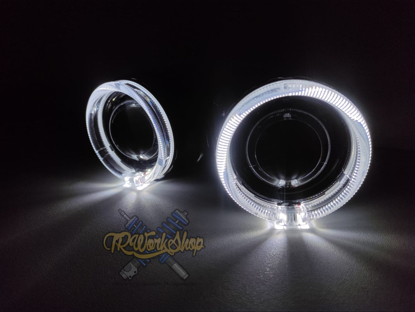 Proyectores Ojo de Ángel para Faro H4 y H7 Lupas Retrofit