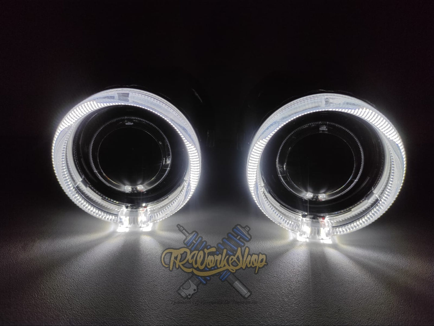 Proyectores Ojo de Ángel para Faro H4 y H7 Lupas Retrofit