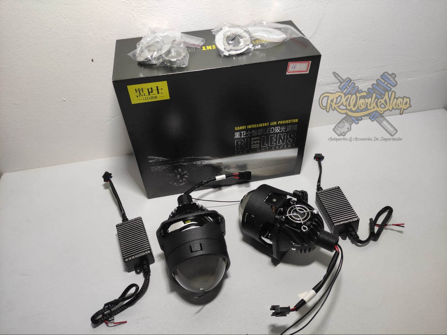 Proyectores Bi-LED 3” Sanvi | H4 H7 H13 9006 | Luz Alta y Baja