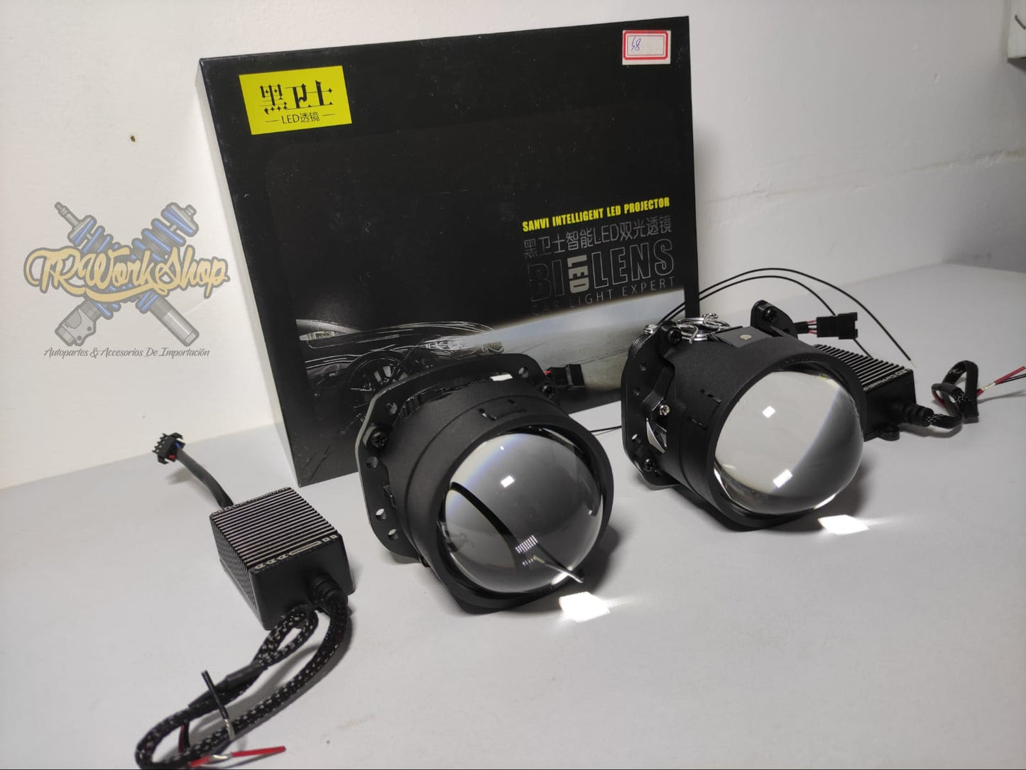 Proyectores Bi-LED 3” Sanvi | H4 H7 H13 9006 | Luz Alta y Baja