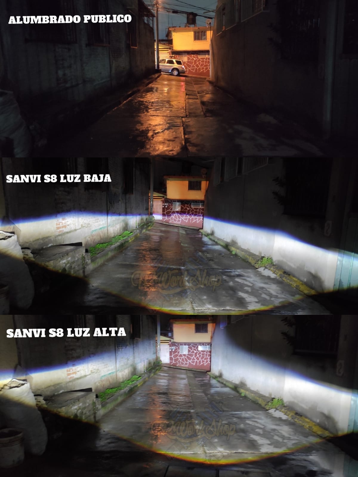 Proyectores Bi-LED 3” Sanvi | H4 H7 H13 9006 | Luz Alta y Baja