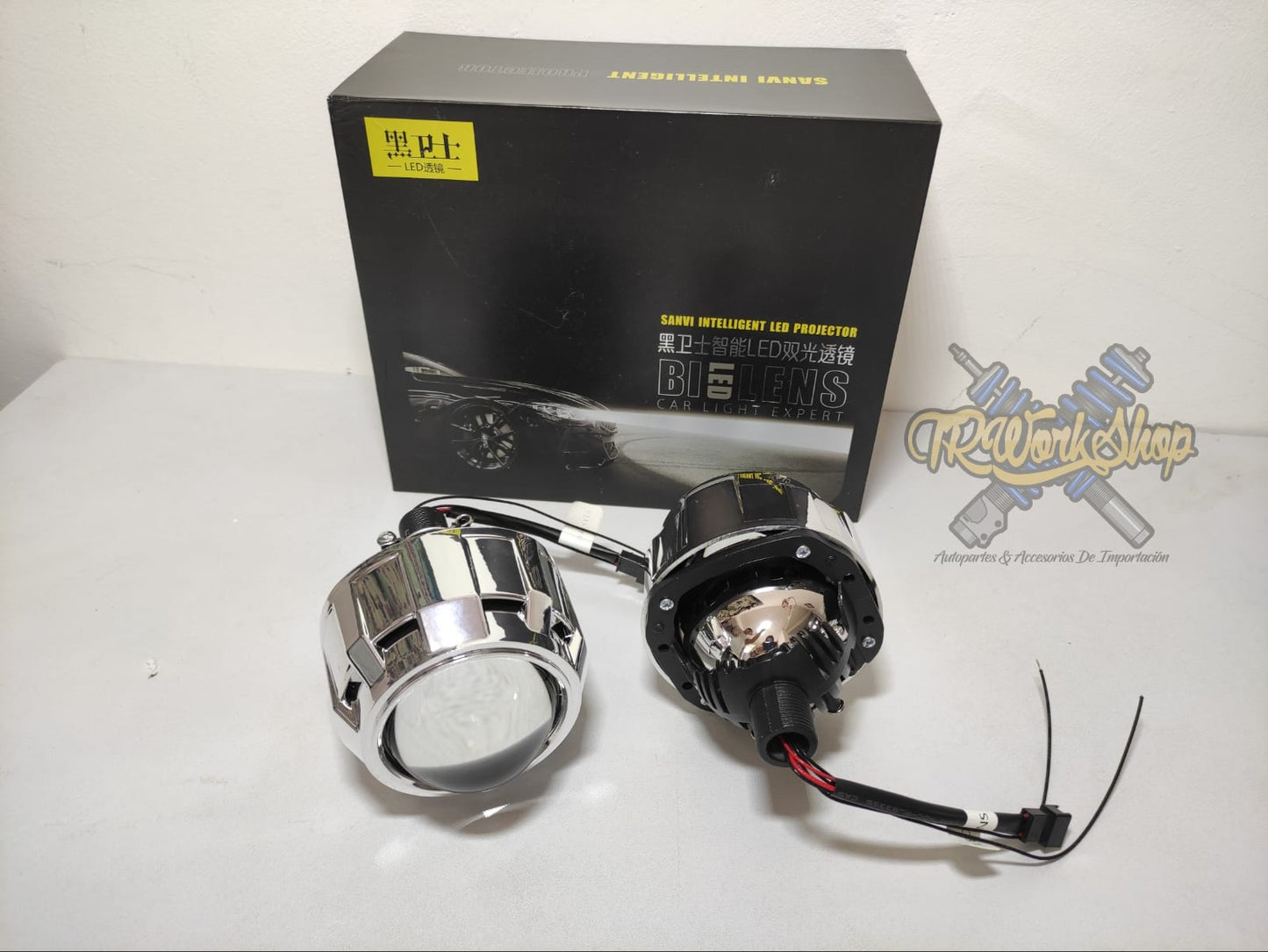 Proyectores Bi-LED 3” Sanvi | H4 H7 H13 9006 | Luz Alta y Baja