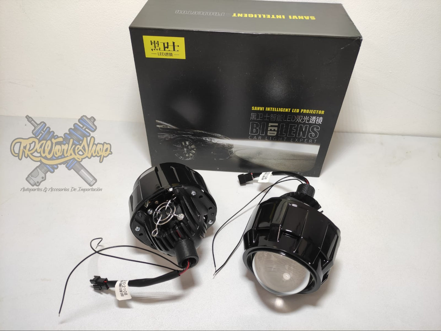 Proyectores Bi-LED 3” Sanvi | H4 H7 H13 9006 | Luz Alta y Baja