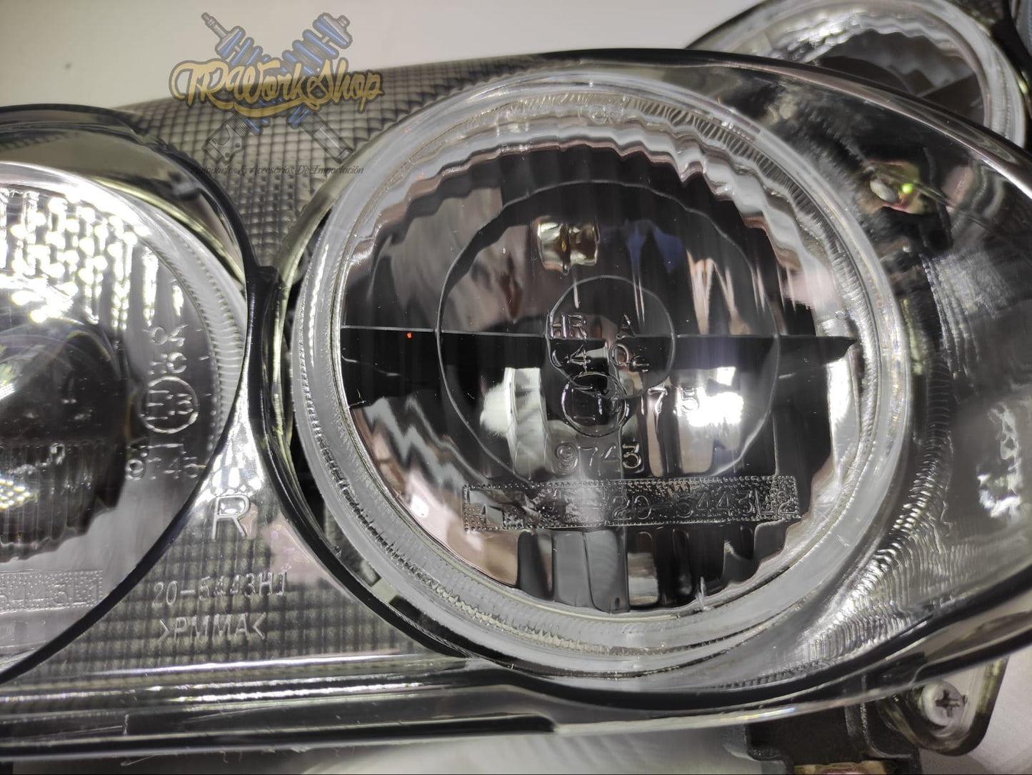 Faros Smoke VW Golf VR6 GTI Cabrio MK3 A3 Dual Round (2 Pzas) - TYC