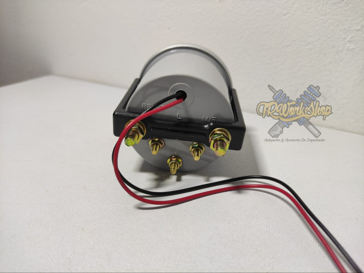 Medidor de Voltaje 8V a 16V 52mm Universal | Negro Humo | Luz Blanca | TRWS