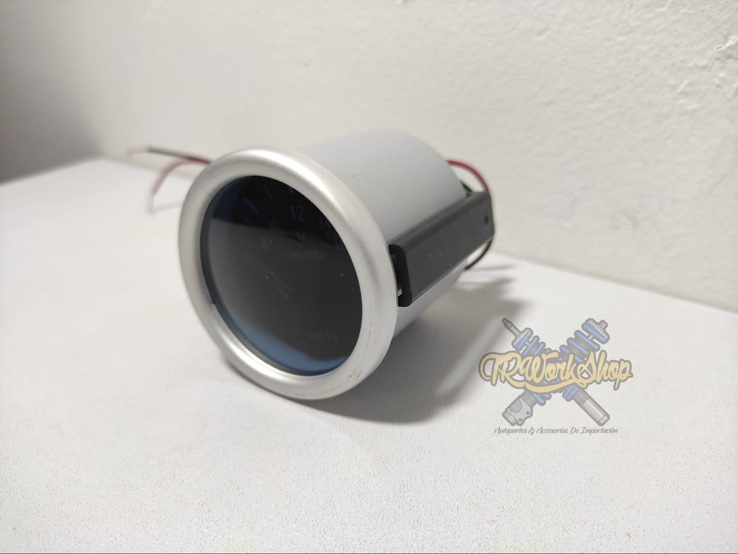 Medidor de Voltaje 8V a 16V 52mm Universal | Negro Humo | Luz Blanca | TRWS