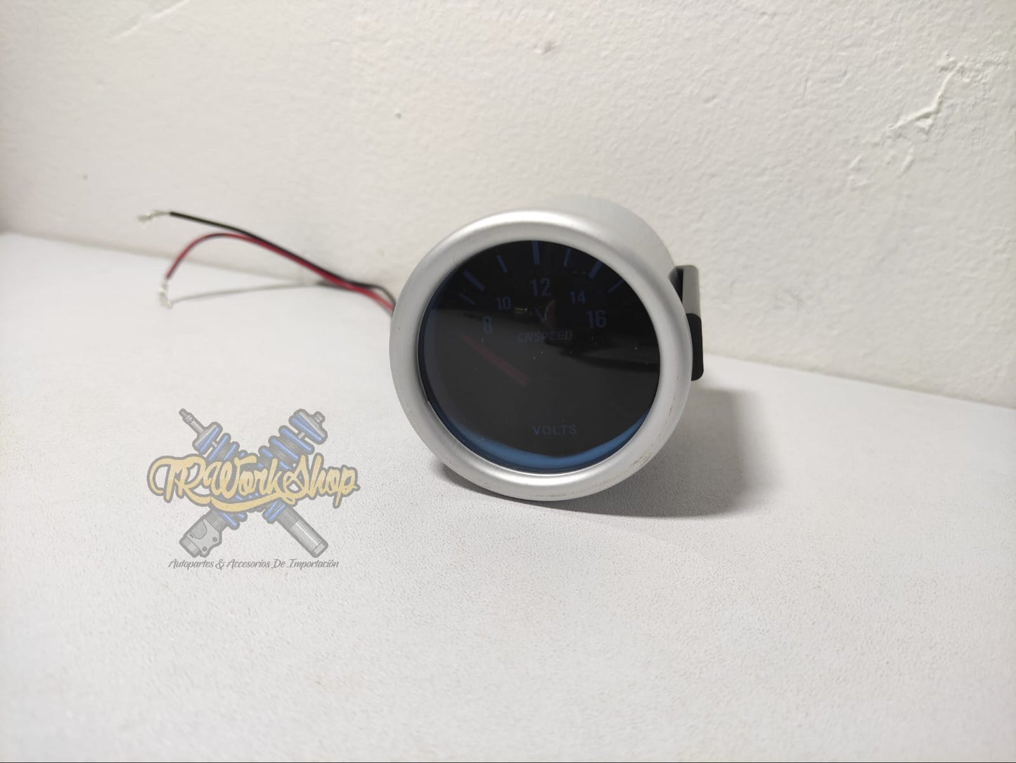 Medidor de Voltaje 8V a 16V 52mm Universal | Negro Humo | Luz Blanca | TRWS
