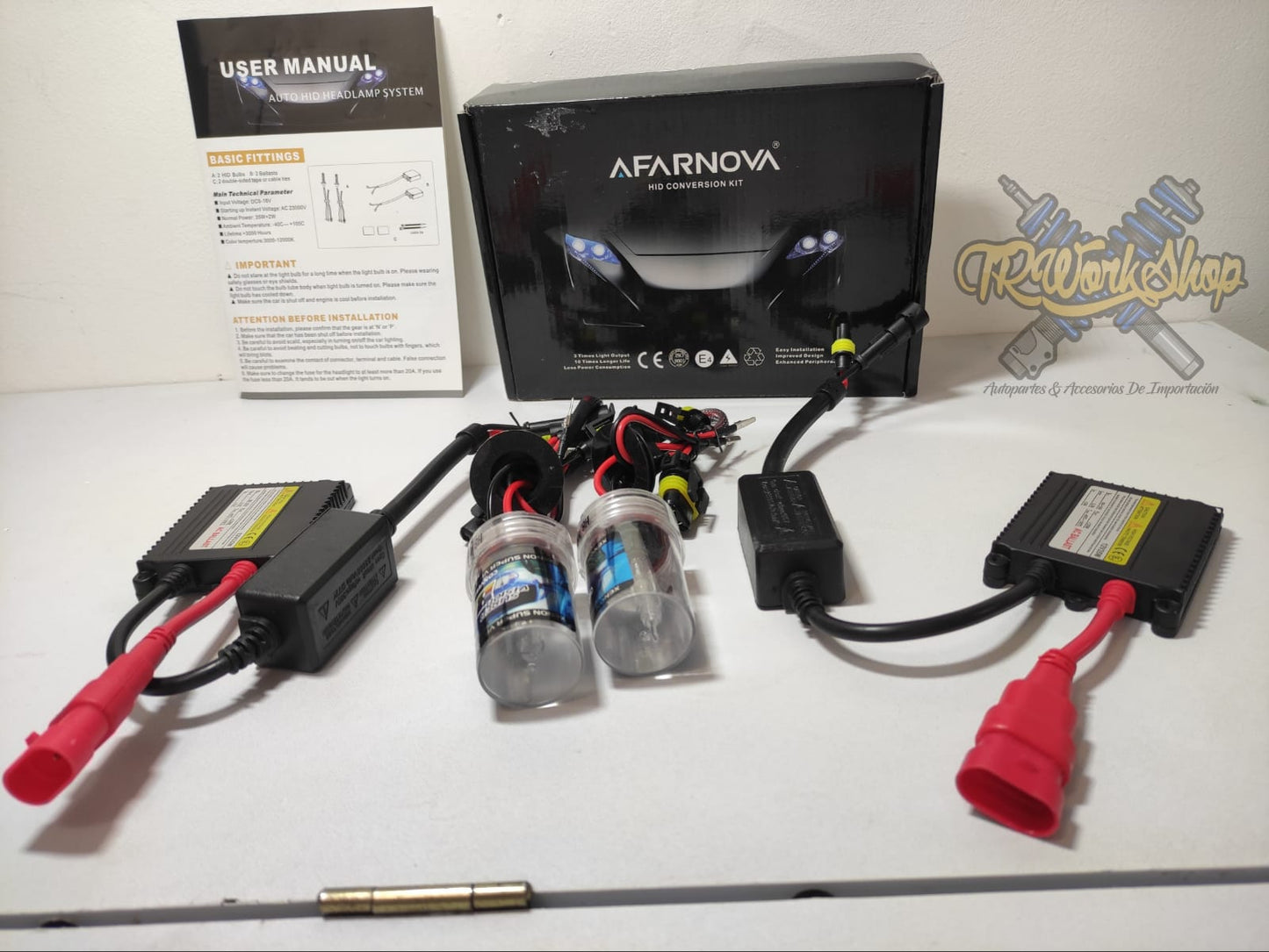 Kit de Xenón H1 35W AC Fast Start | 6000K | Slim Ballast | Retrofit | FARNOVA / TRWS