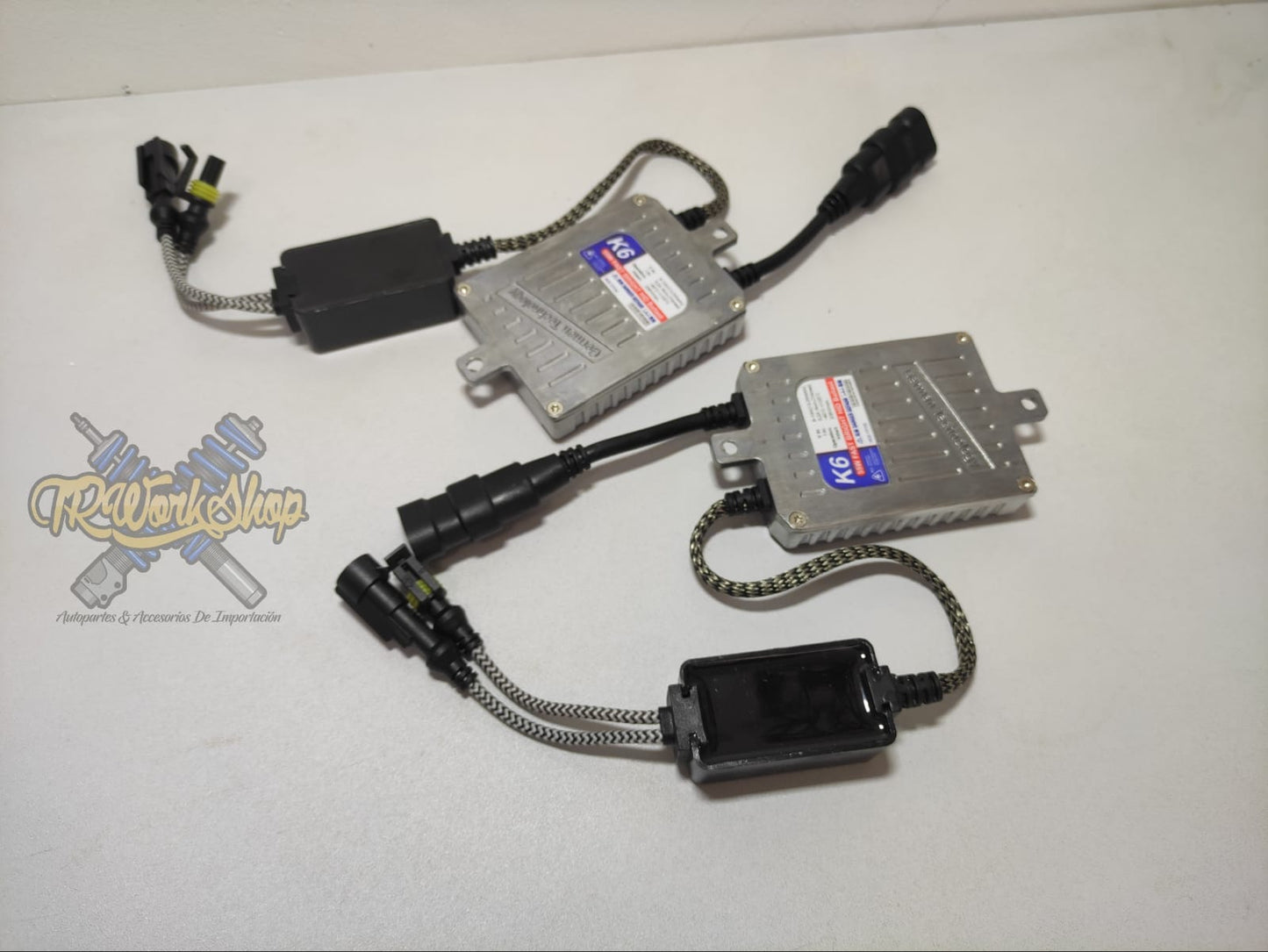 Kit de Xenón H1 55W AC Fast Start | 6000K | Retrofit | TRWS K6 | Alta Potencia