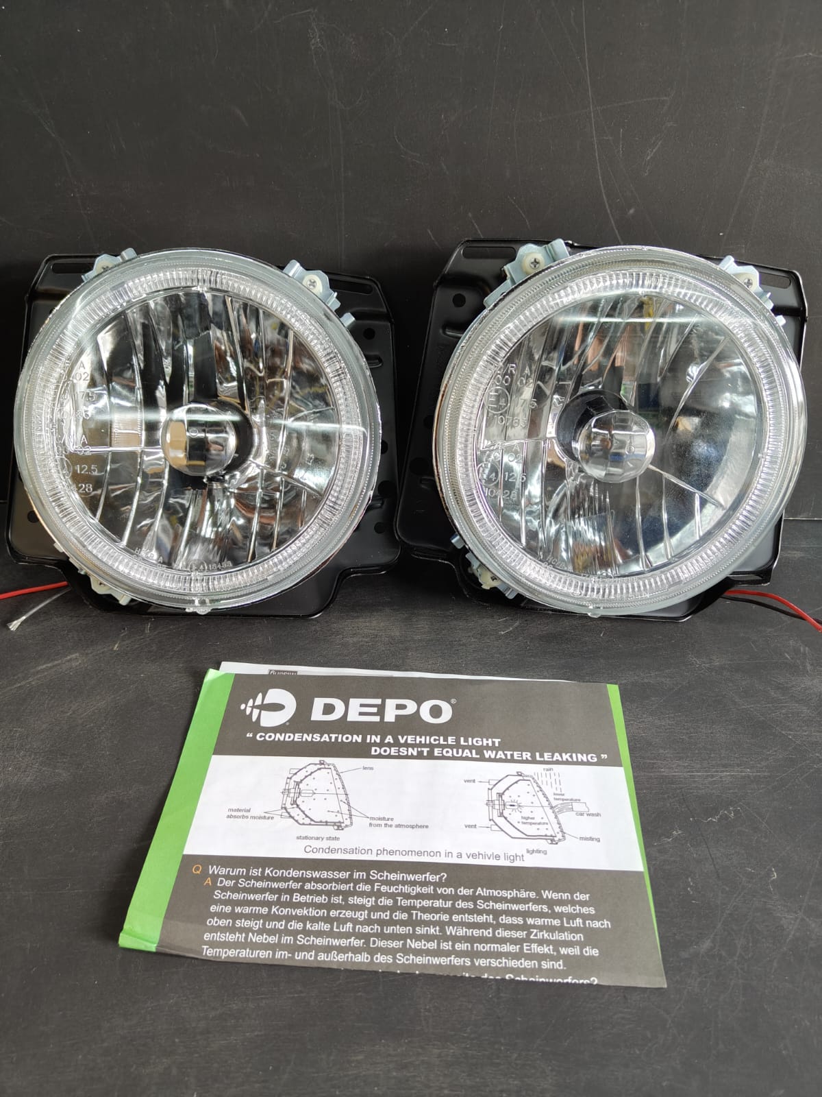 Faros Golf A2 Mk2 Angel Eyes Depo – Importados