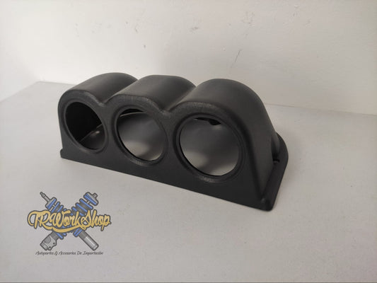 Base para 3 Medidores 52mm | Superficie Plana | Universal | JOM Alemania