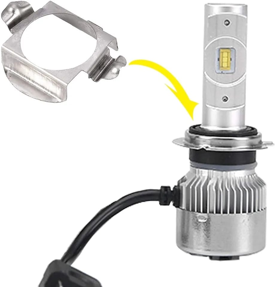 Par de Adaptadores para LED H7 VW Tiguan, Mercedes 2 Pzs | EMMA LIGHTS