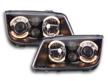 Faros Jetta A4 Mk4 Aro de Ángel Import Ecode – Depo