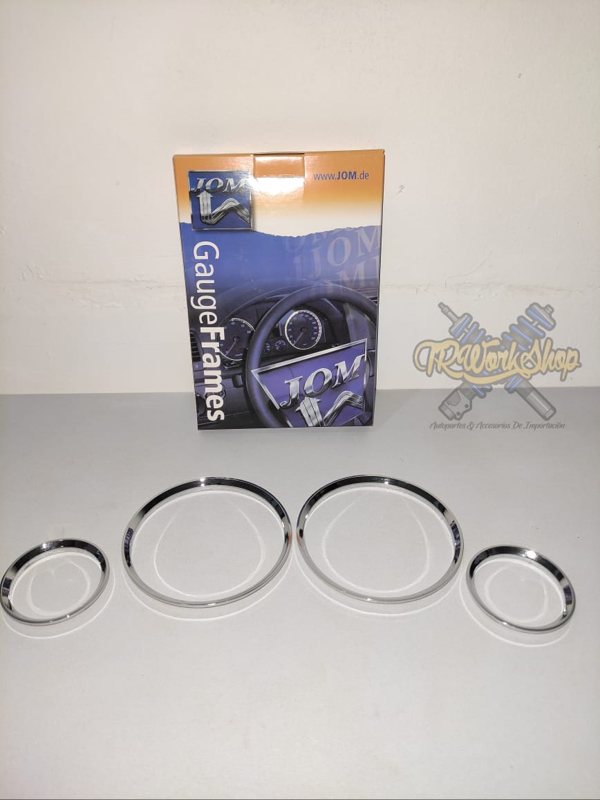 Aros Embellecedores Cluster Chevy con Tacómetro | Cromo | JOM Alemania