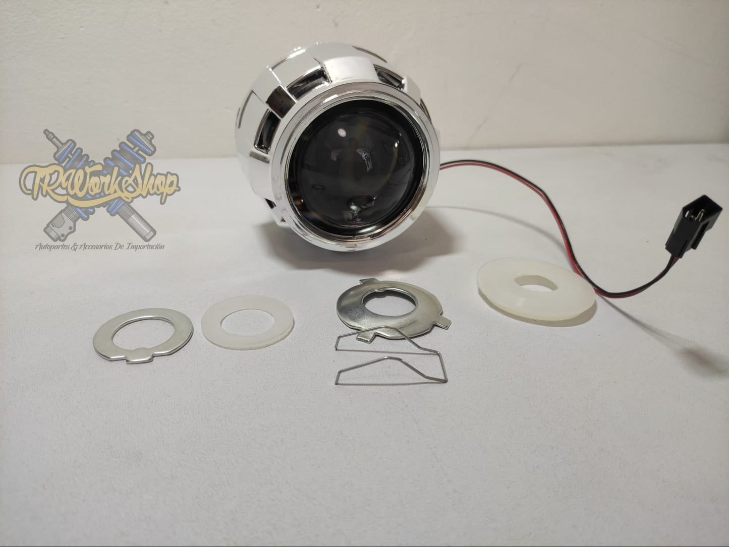 Proyector 2.5” Bi-Xenón para Faro H4 y H7 | 1 Pieza | Lupa Retrofit Universal | TRWS