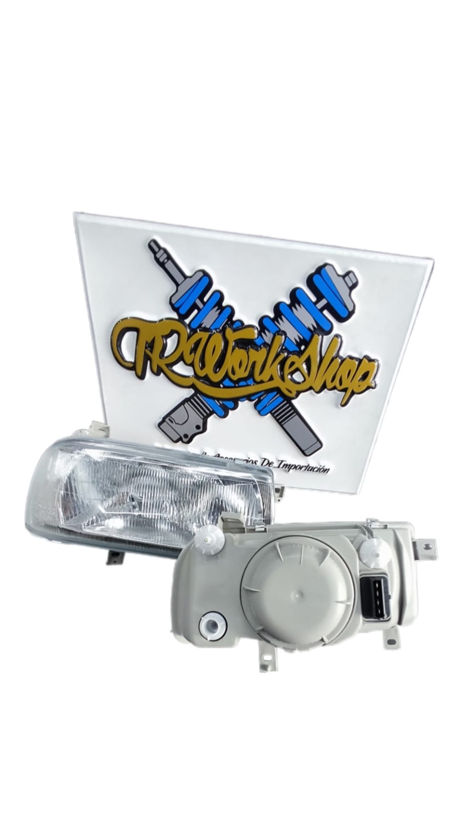 Par de Faros E-Code Europeo VW Jetta Mk3 Rallado | TRW