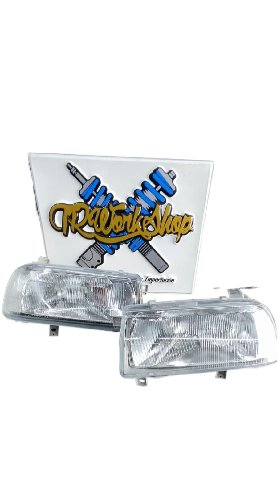 Par de Faros E-Code Europeo VW Jetta Mk3 Rallado | TRW