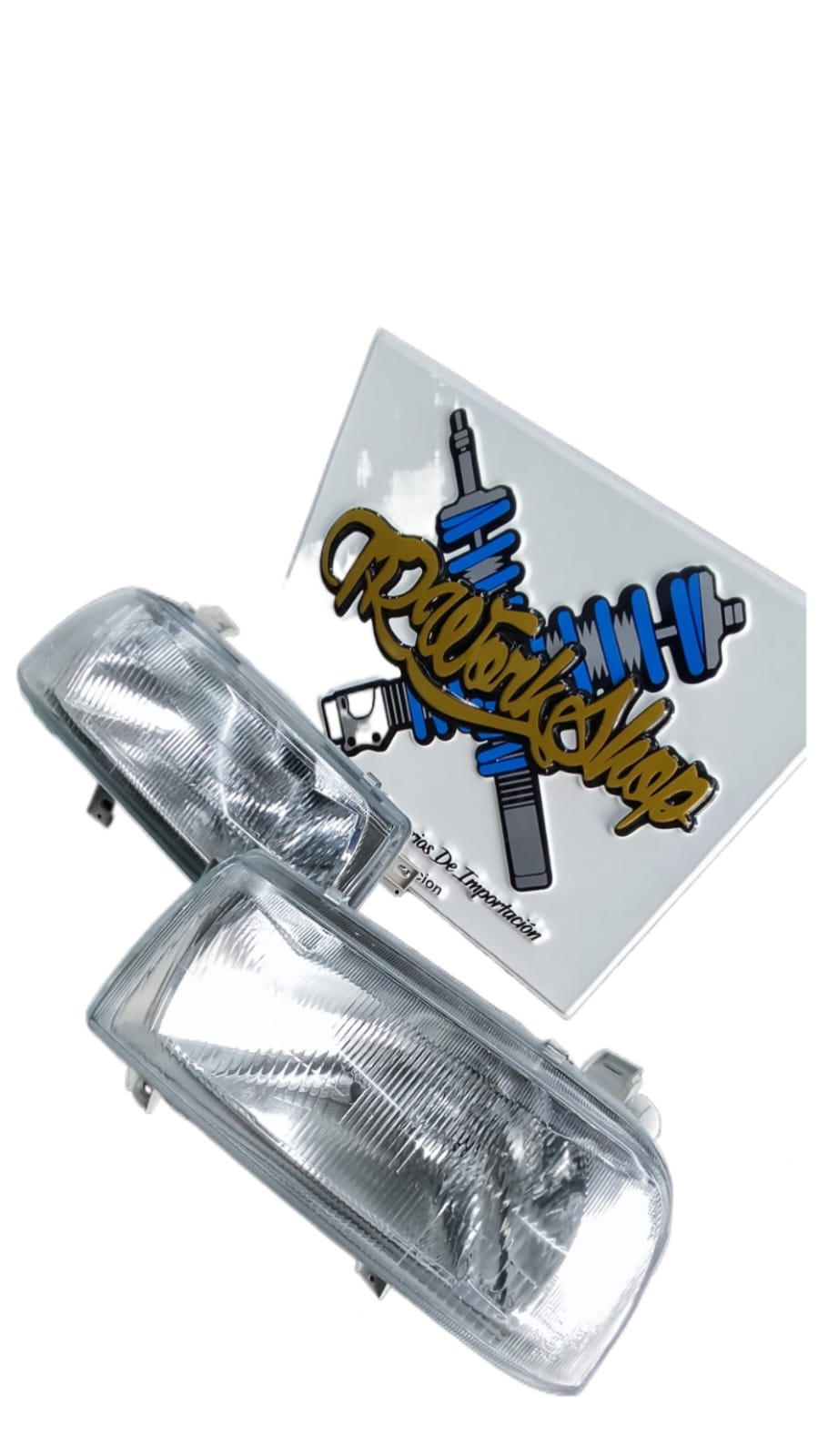 Par de Faros E-Code Europeo VW Jetta Mk3 Rallado | TRW