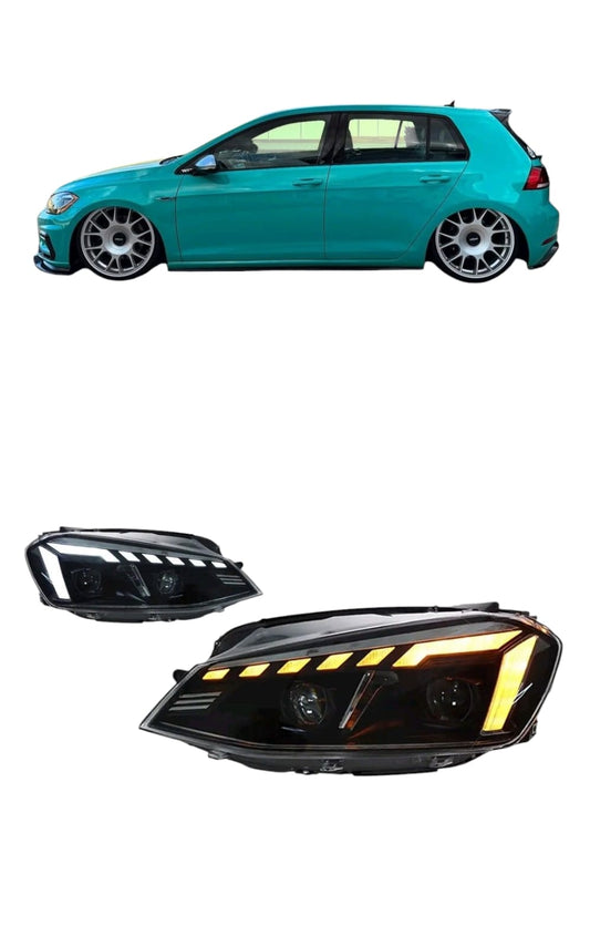 Faros LED Red Line VW Golf Mk7 TSI Variant 2015-2017 | Type RS5 | Secuenciales | AKD