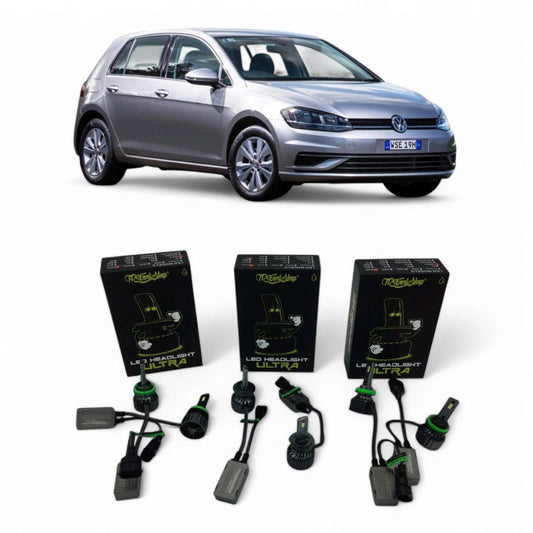 Kit de Focos LED Alta, Baja y Neblinero VW Golf TSI 7.5 | Blanco Frío 6000K | TRWS