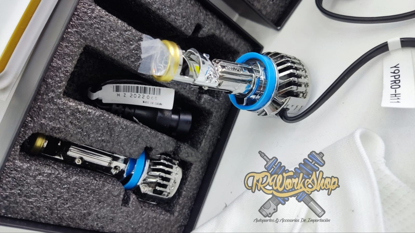 LED H7 / H11 Mini Proyector Tipo Lupa | 6000K | Canbus Alta Calidad | TRWS