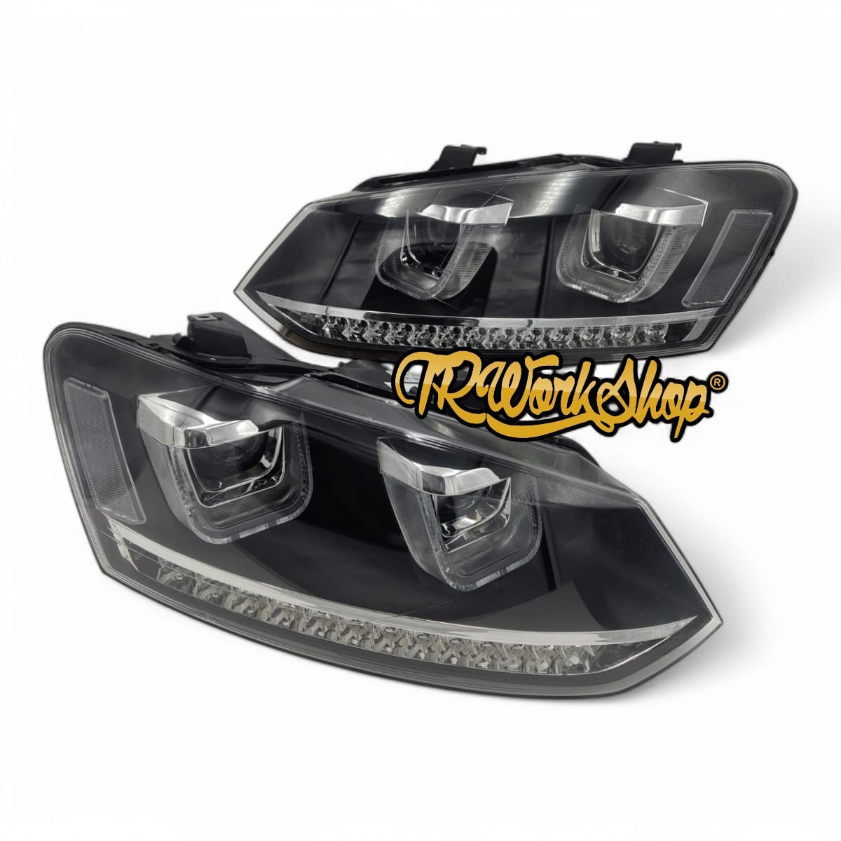 Faros VW Polo GTI Vento 2013-2022 Tipo Herradura DLR Import