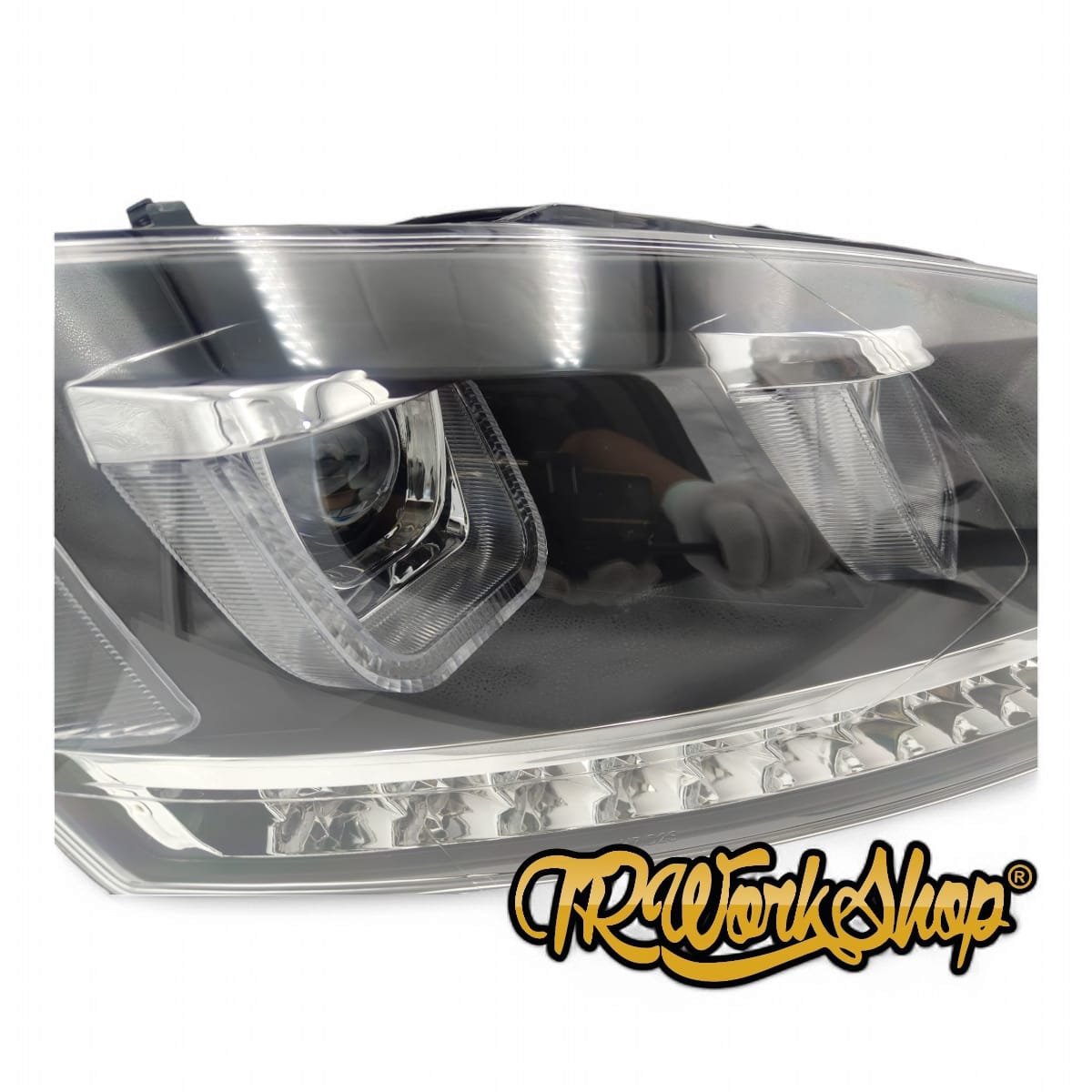 Faros VW Polo GTI Vento 2013-2022 Tipo Herradura DLR Import
