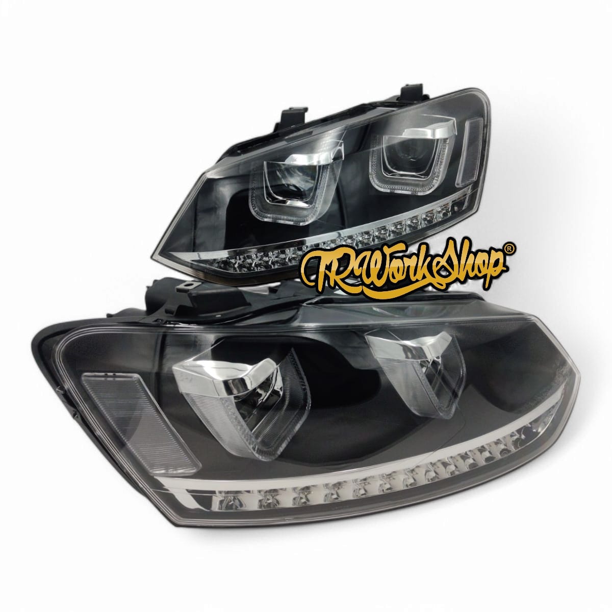 Faros VW Polo GTI Vento 2013-2022 Tipo Herradura DLR Import