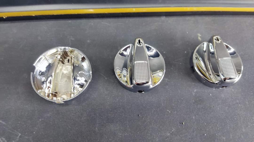 Perillas Control A/A Cromo | Golf y Jetta Mk3