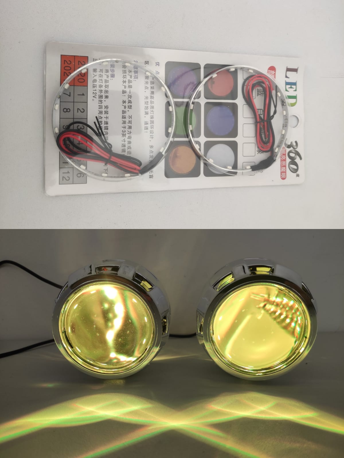 Aros LED 360° Ojo de Demonio | Para Retrofit Proyectores Lupas