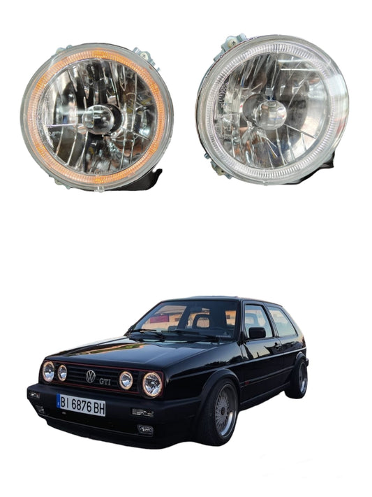 Faros Golf A2 Mk2 Angel Eyes Depo – Importados