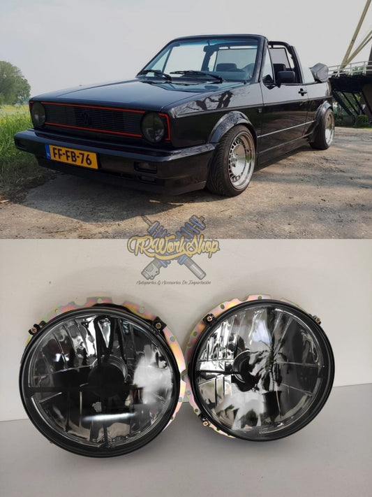 Faros Principales VW Caribe MK1 Cruz (2 Pzas) Smoke Helix JOM